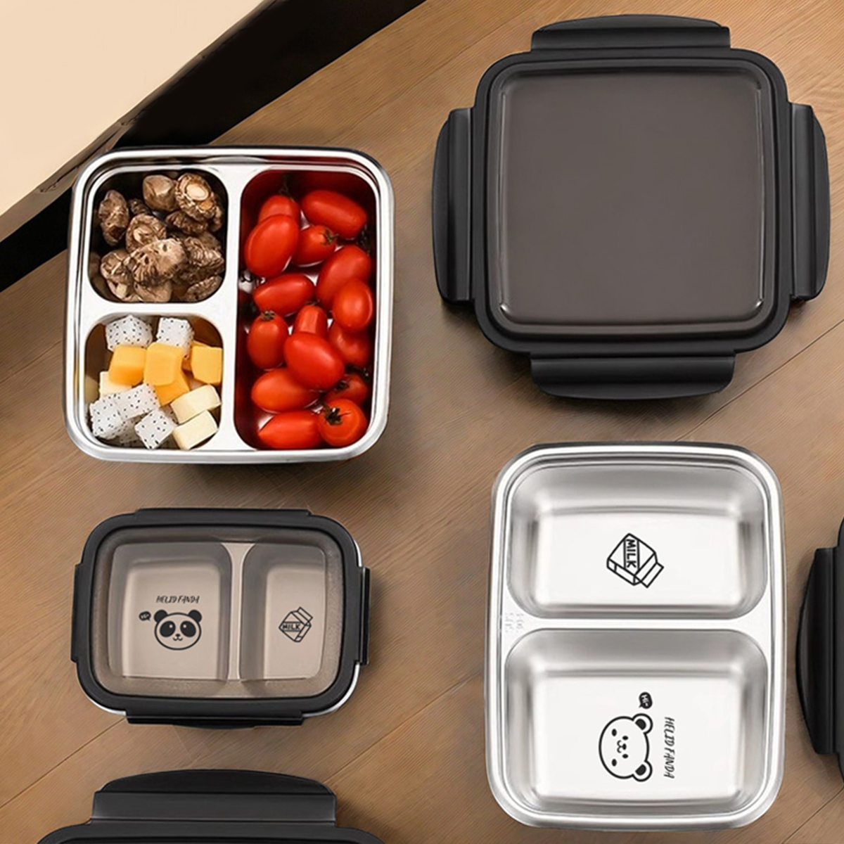 WORTHBUY 2/3 Grids 304 Stainle - Meal Prep Bowl review and price