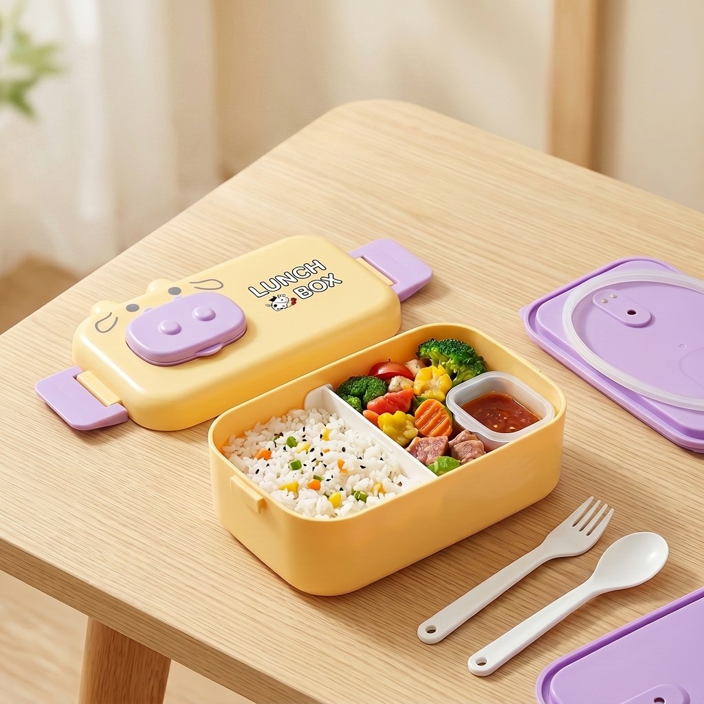 Kids Bento Lunch Box Microwava - Meal Prep Or Prep Meal review and price