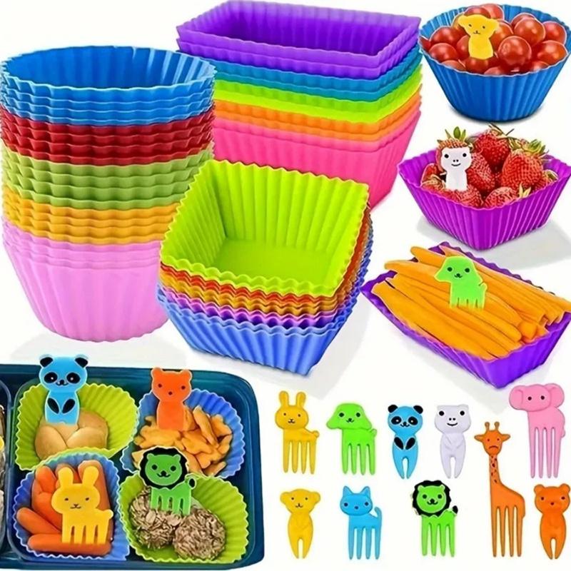 Lunch Box Divider Cup Reusable - Meal Prep Template review and price