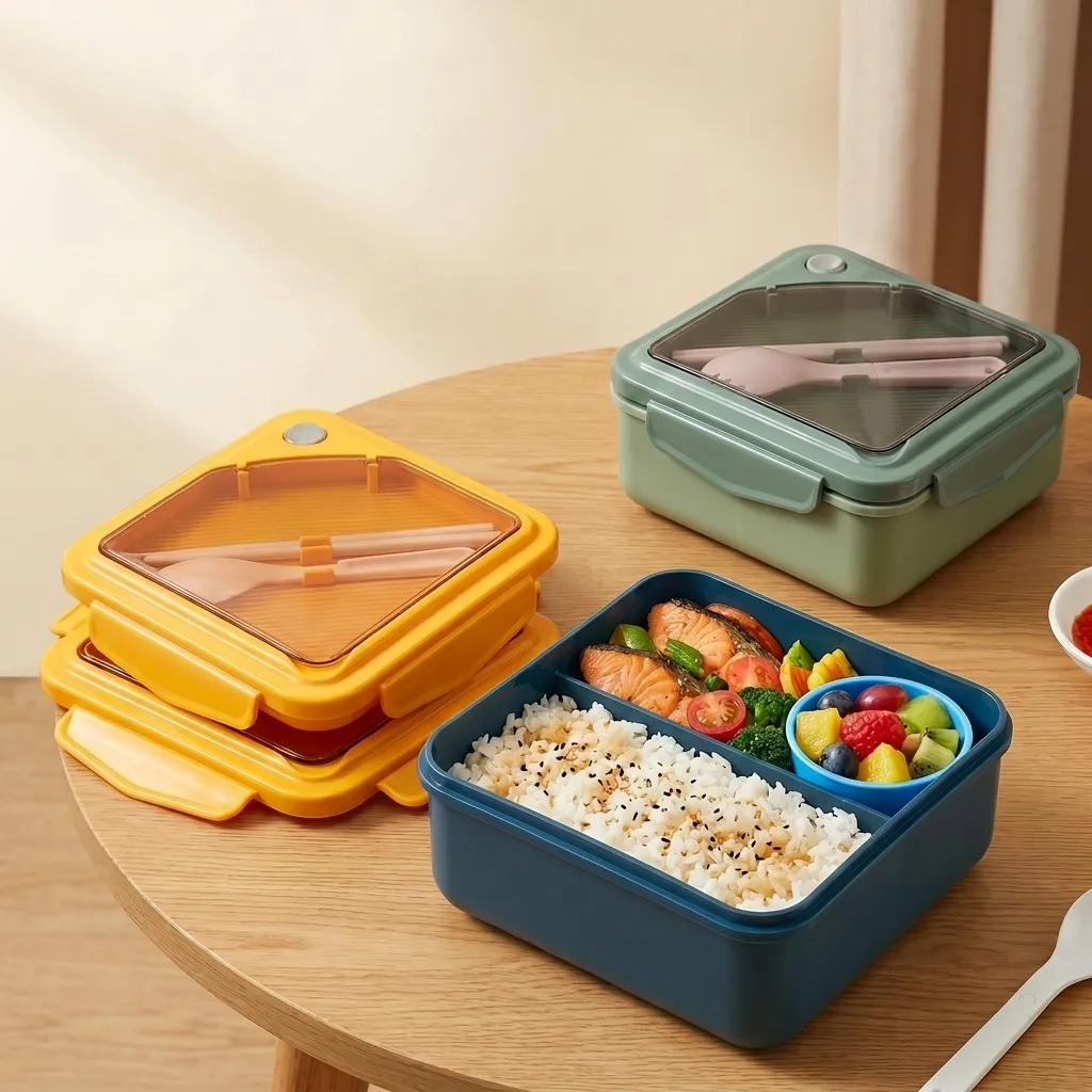 Microwavable Plastic Bento Lun - Meal Prep Or Prep Meal review and price