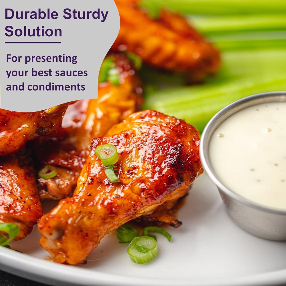J1UL1N 60 Pcs Stainless Steel  - Sauce Dipping Cup review and price