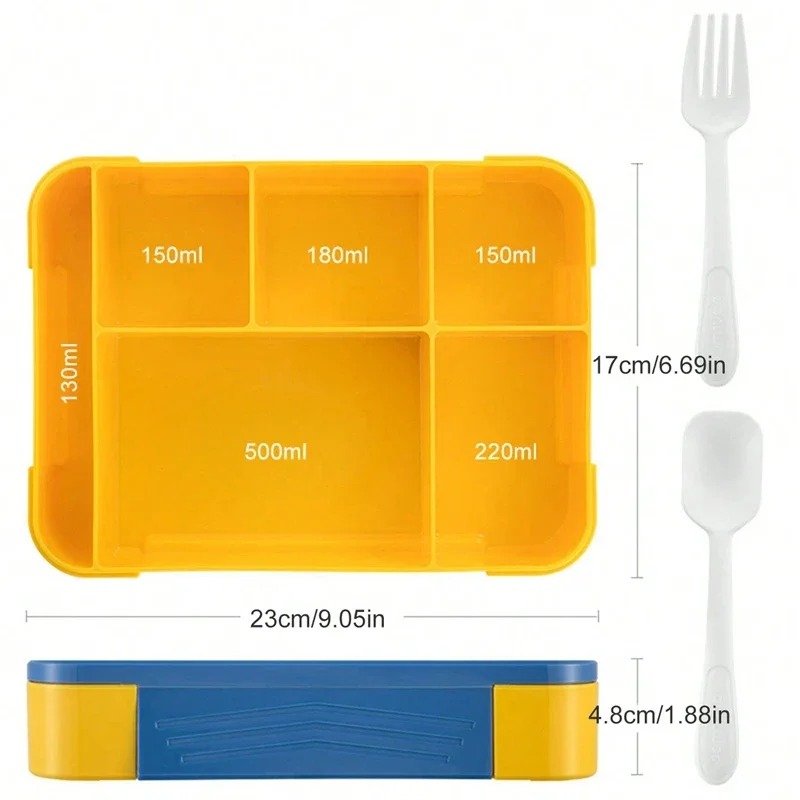 1330ML Bento Lunch Box Kids Ad - Meal Prep Or Prep Meal review and price