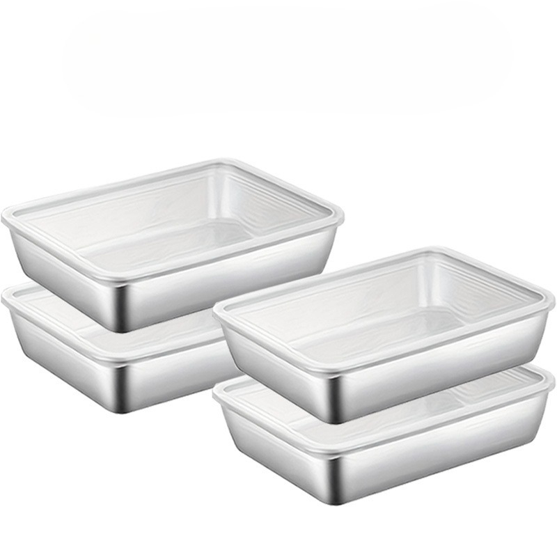 4pcs Stainless Steel Food Stor - Meal Prep Kitchen review and price