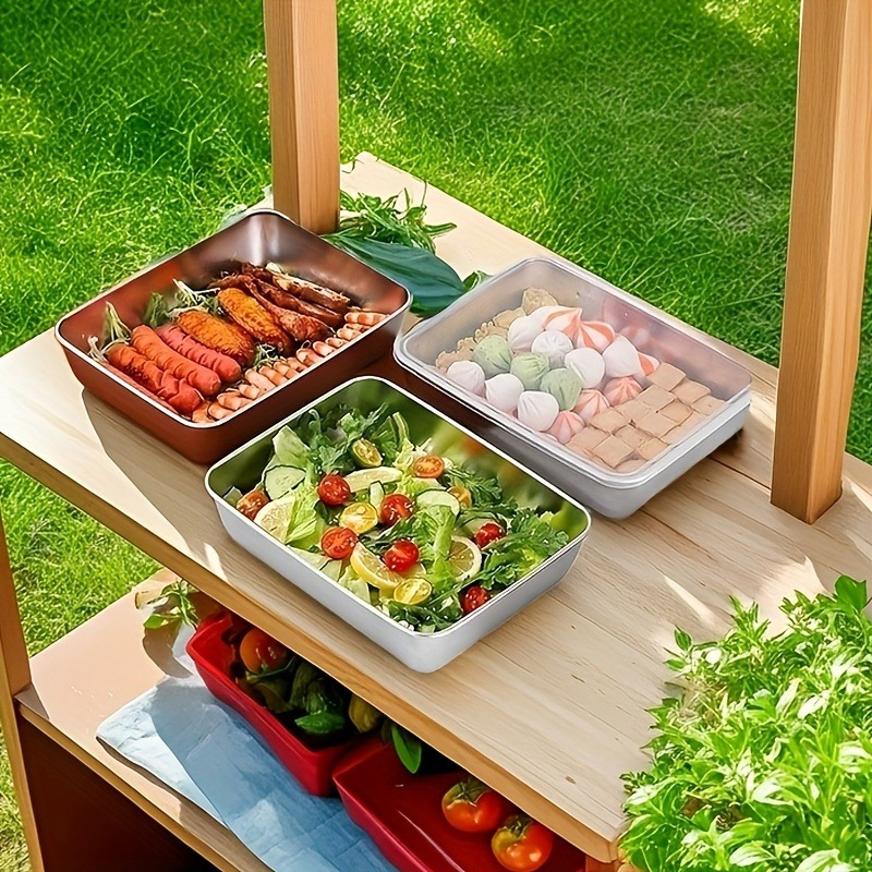 4pcs Stainless Steel Food Stor - Meal Prep Kitchen review and price