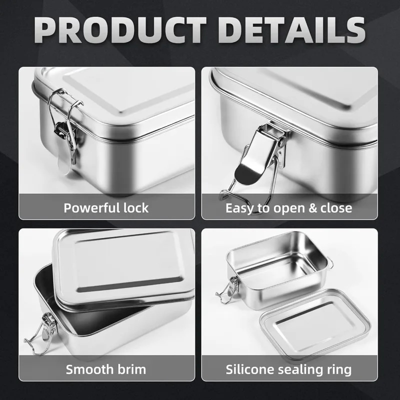 304 Stainless Steel 1200/2400m - Meal Prep Bowl review and price