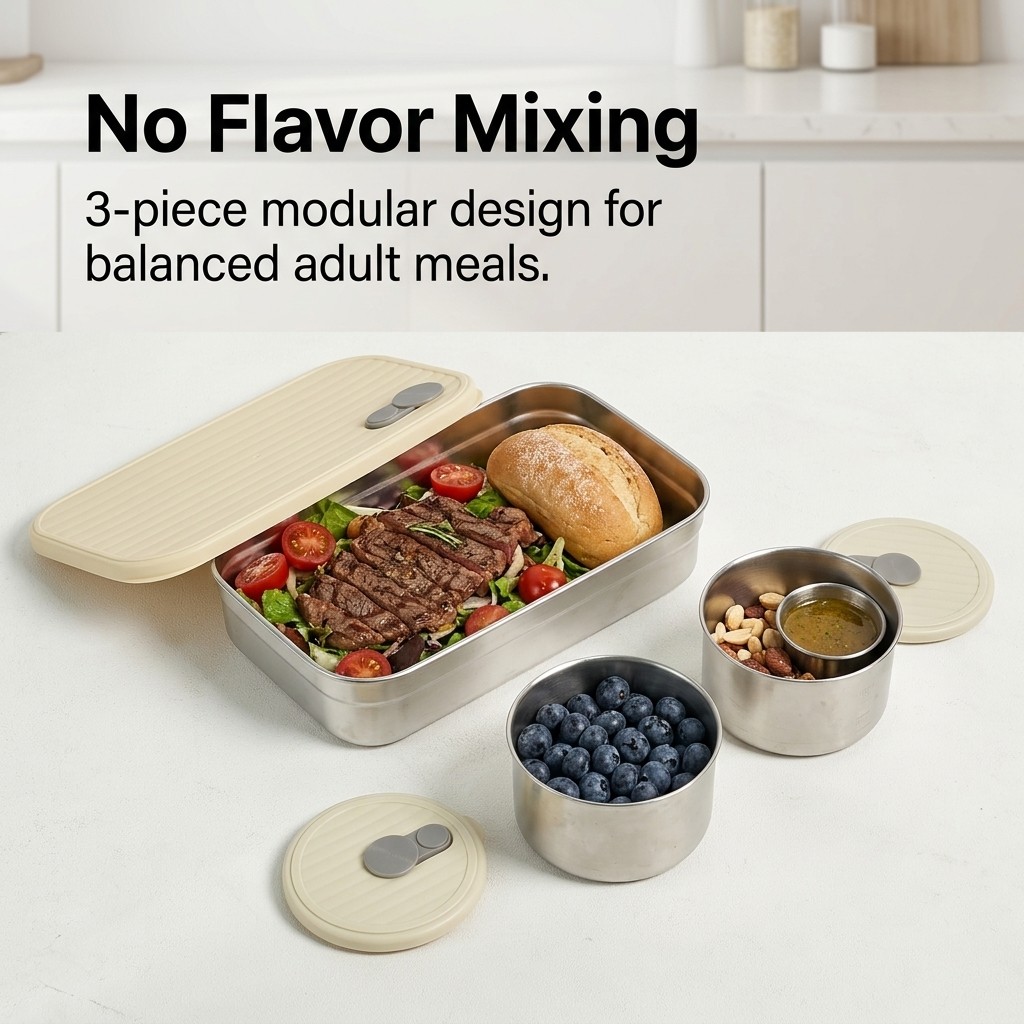 Microwave Safe 304 Stainless S - Meal Prep Bowl review and price