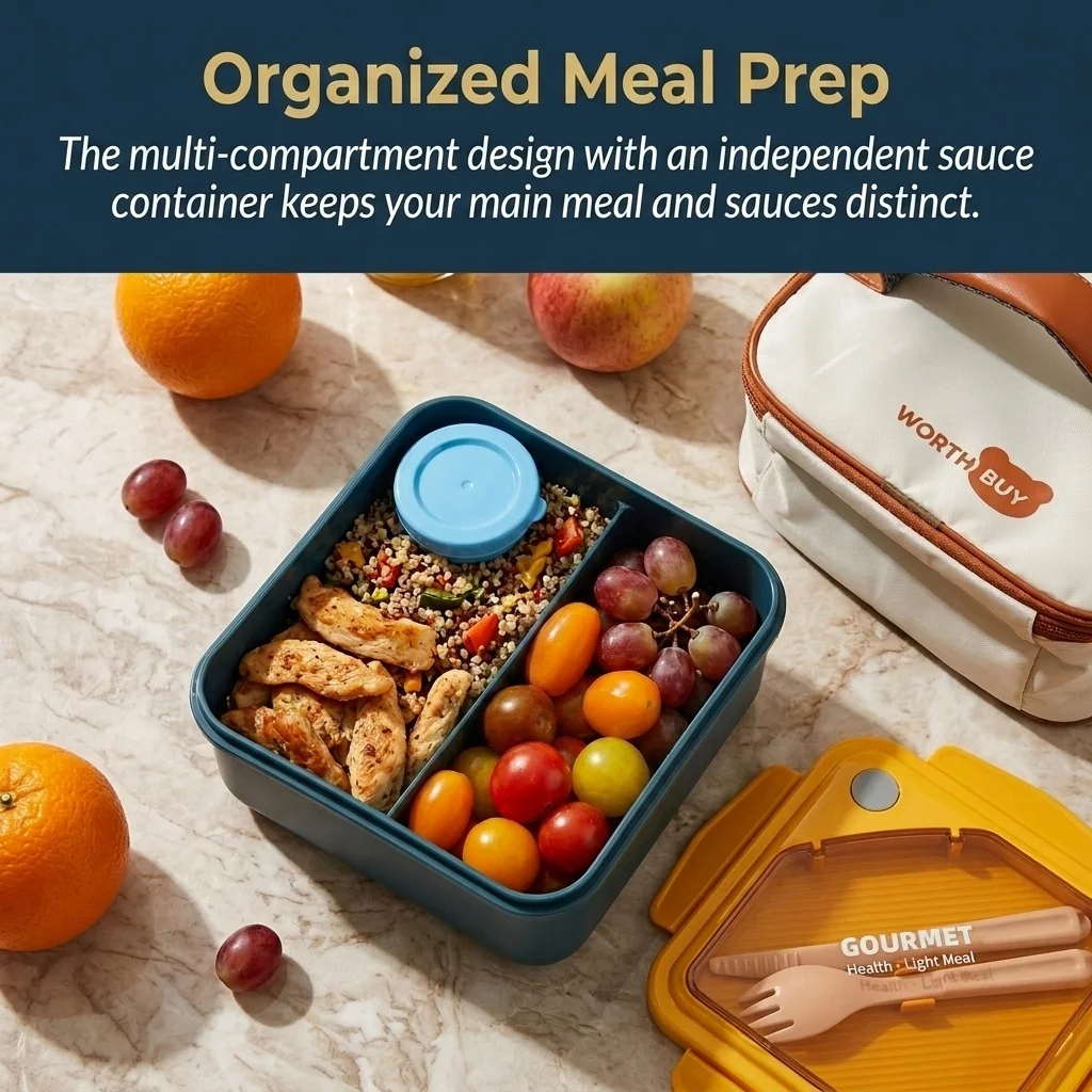 Microwavable Plastic Bento Lun - Meal Prep Or Prep Meal review and price