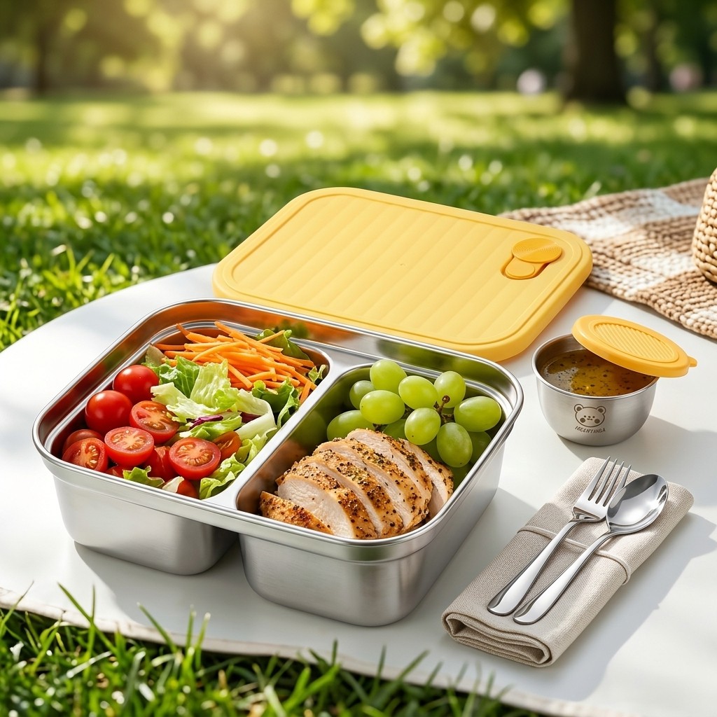 304 Stainless Steel Lunch Cont - Meal Prep Bowl review and price