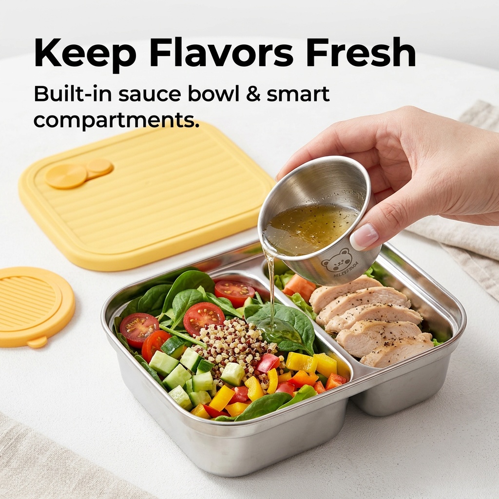 304 Stainless Steel Lunch Cont - Meal Prep Bowl review and price