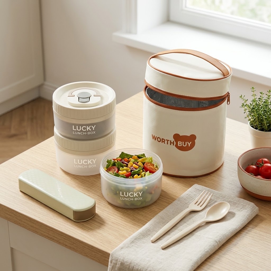 Round Bento Box Microwavable P - Meal Prep Or Prep Meal review and price