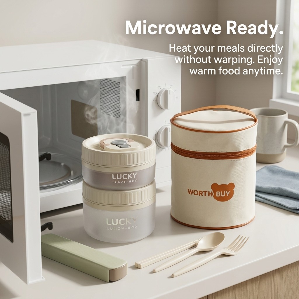 Round Bento Box Microwavable P - Meal Prep Or Prep Meal review and price