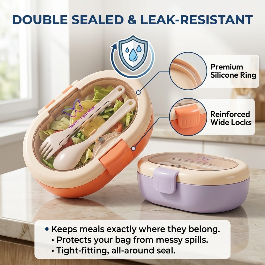 Plastic Bento Lunch Box with C - Meal Prep Or Prep Meal review and price