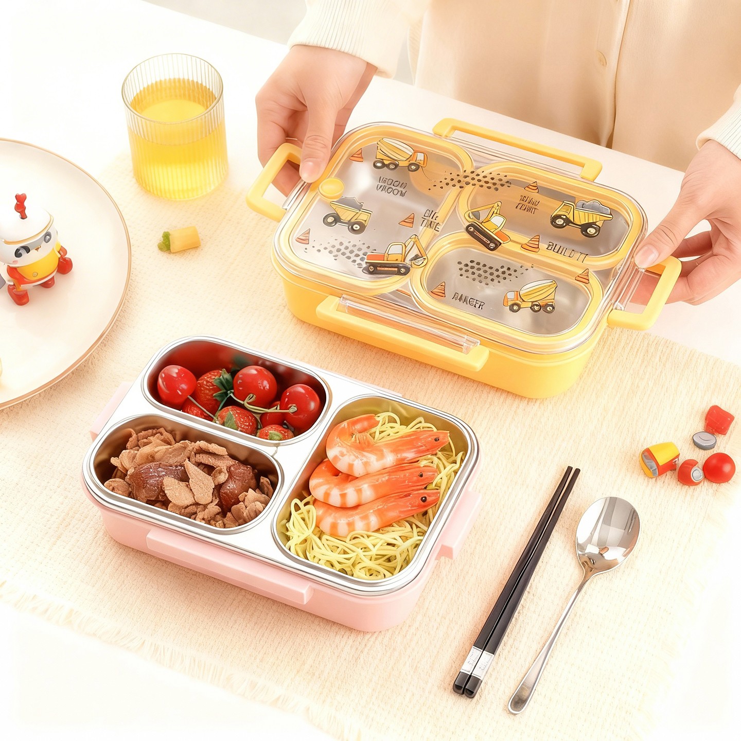 Large Capacity Cartoon Childre - Meal Prep Bowl review and price